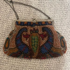 Vintage beaded clutch